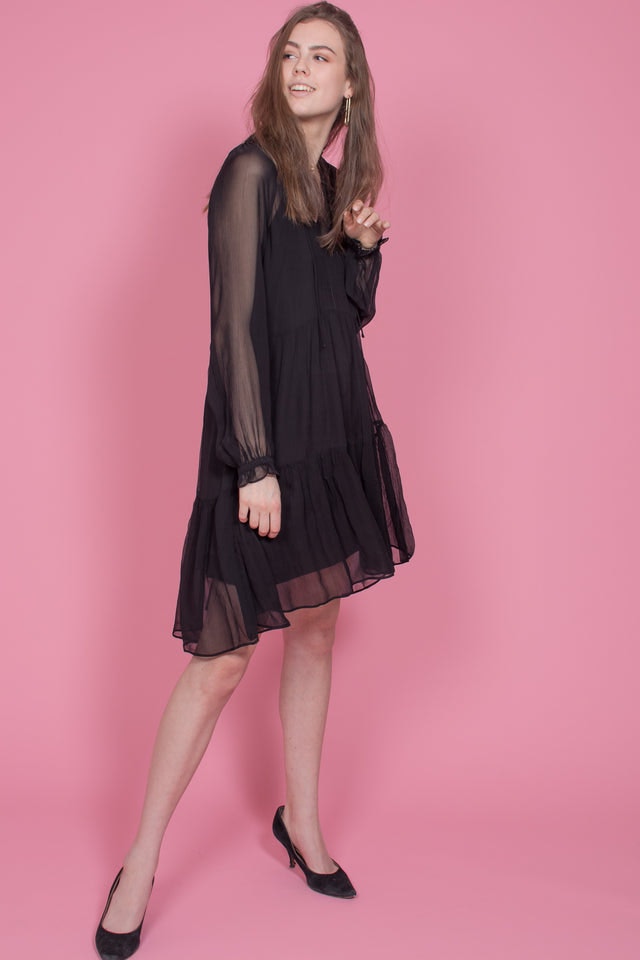 Liddy Dress - Black - Second Female - Kjoler - VILLOID.no
