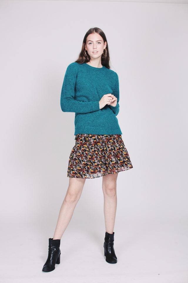 Brook Knit Raw O-neck - Fanfare - Second Female - Gensere - VILLOID.no
