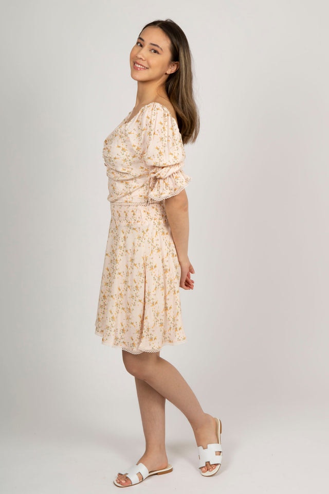 Jessica Top - Small Flower AOP
