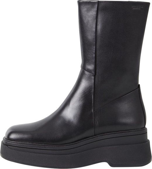 Carla Zipper Boots - Black