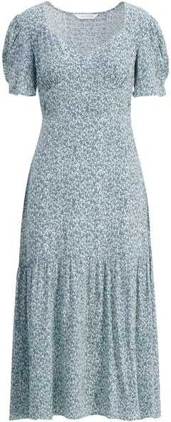 Sienna Dress - Sage Flower Print