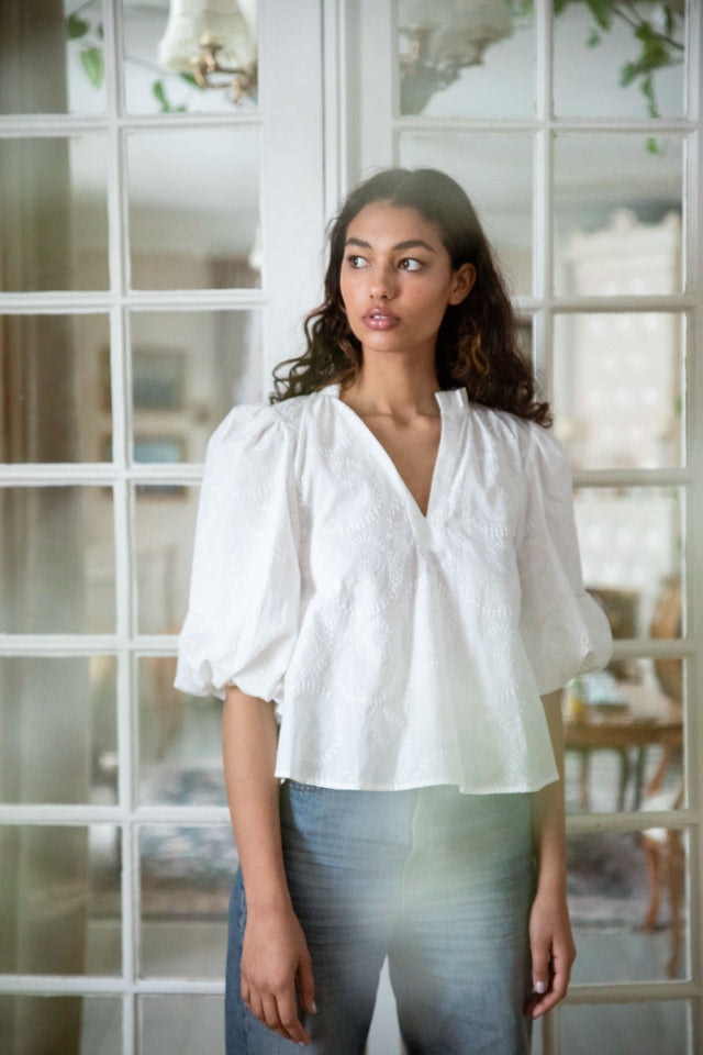 Trinidad Lace Blouse - White