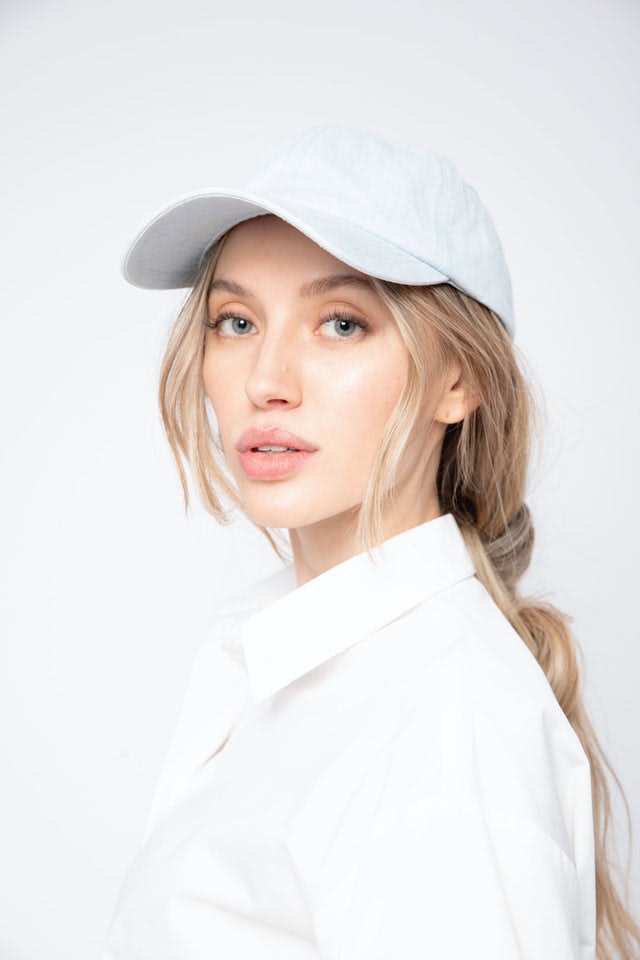 Lily Cap - Washed Light Blue