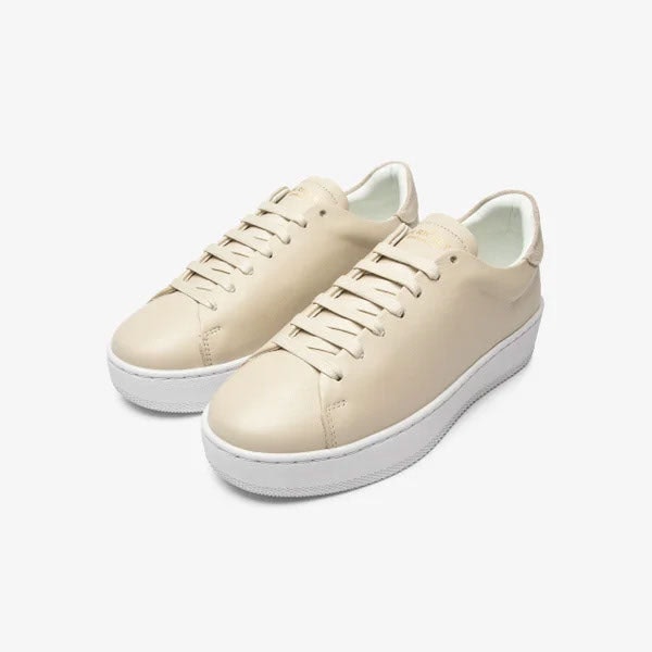 Deuce Court - Cream Leather