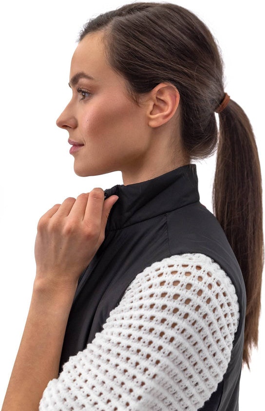 The Womens Hybrid Vest - Black