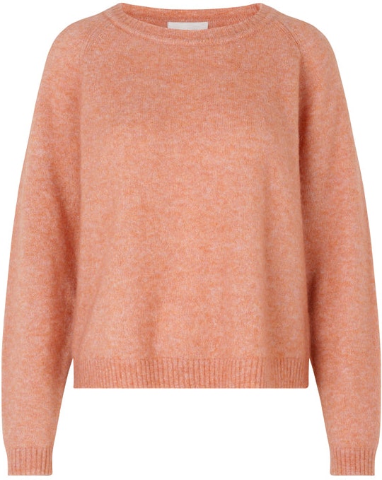 Brook Knit New Loose O-Neck - Light Mahagony