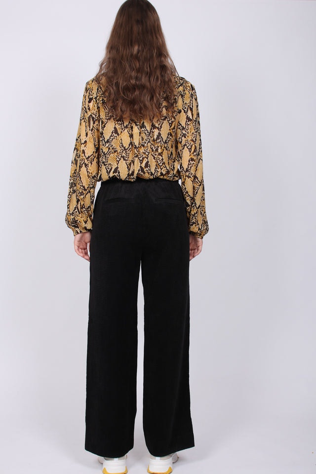 Boyas MW Trousers - Black - Second Female - Bukser & Shorts - VILLOID.no