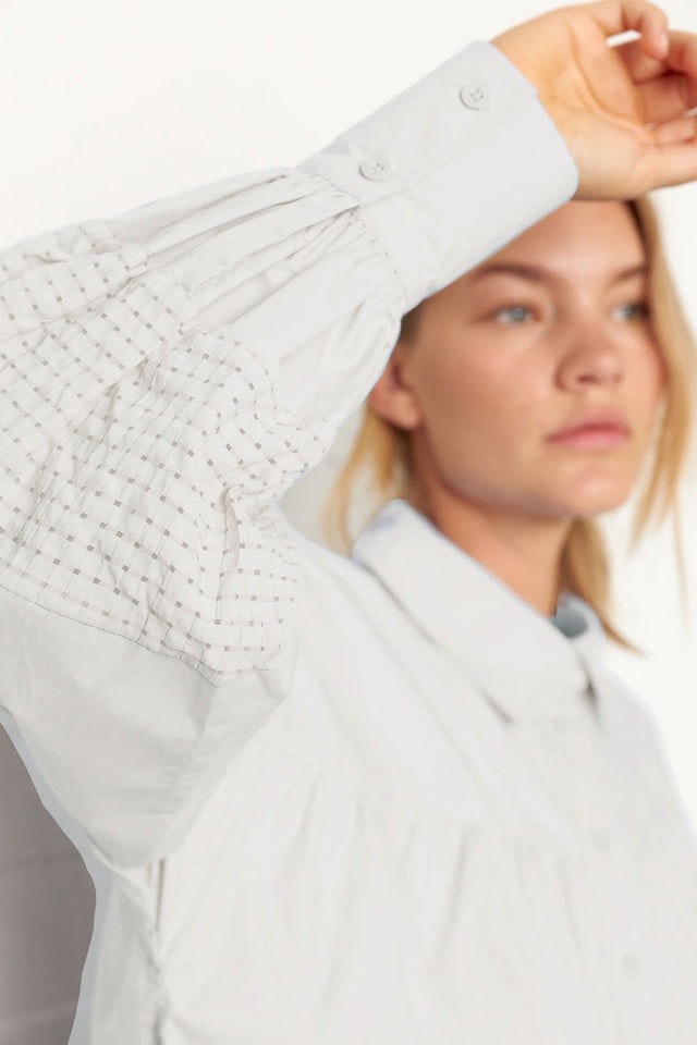 Henri New Shirt Dress - White