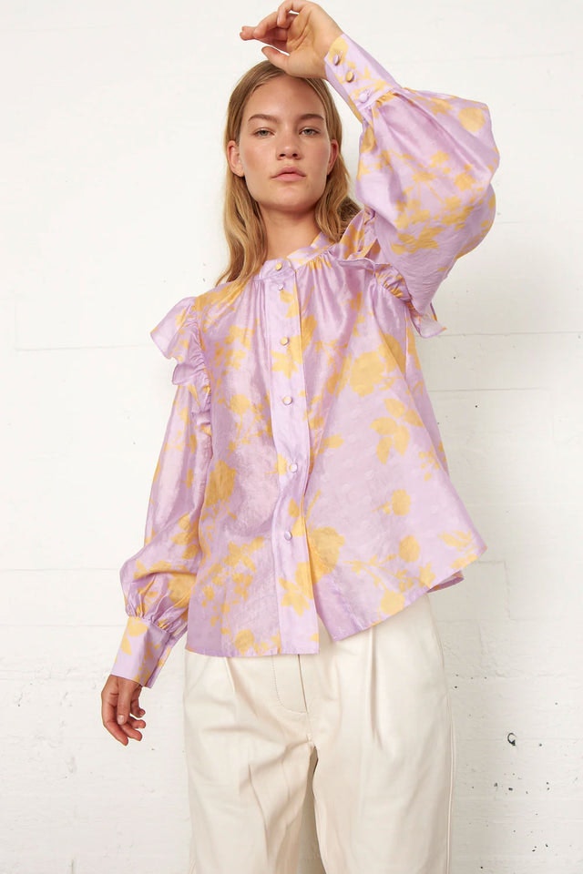 Lyna Shirt - Orchid Bloom