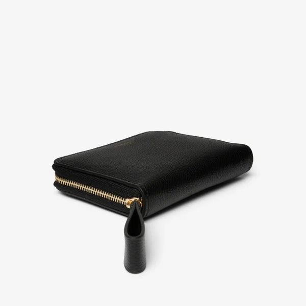 Small Zip Wallet - Black