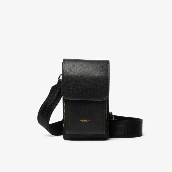 Alex - Black Grained Leather