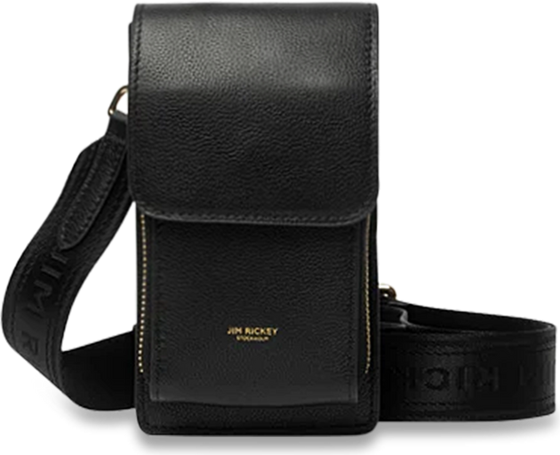 Alex - Black Grained Leather