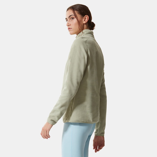 W 100 Glacier 1/4 Zip - Tea Green