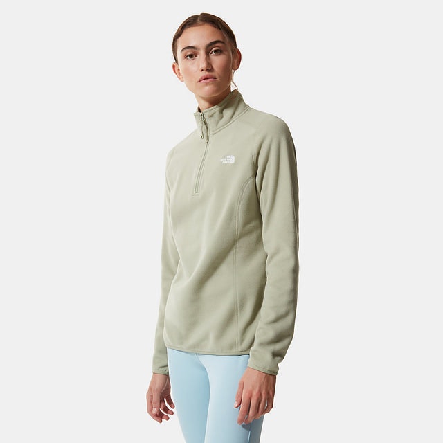 W 100 Glacier 1/4 Zip - Tea Green
