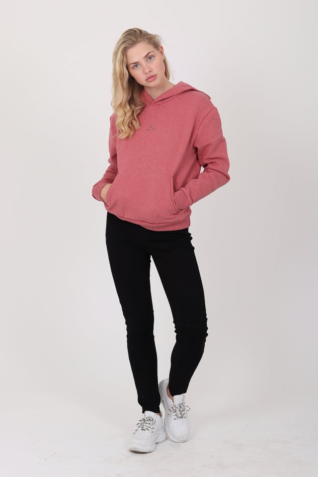 Hang on Hoodie - Red Melange - Holzweiler - Gensere - VILLOID.no