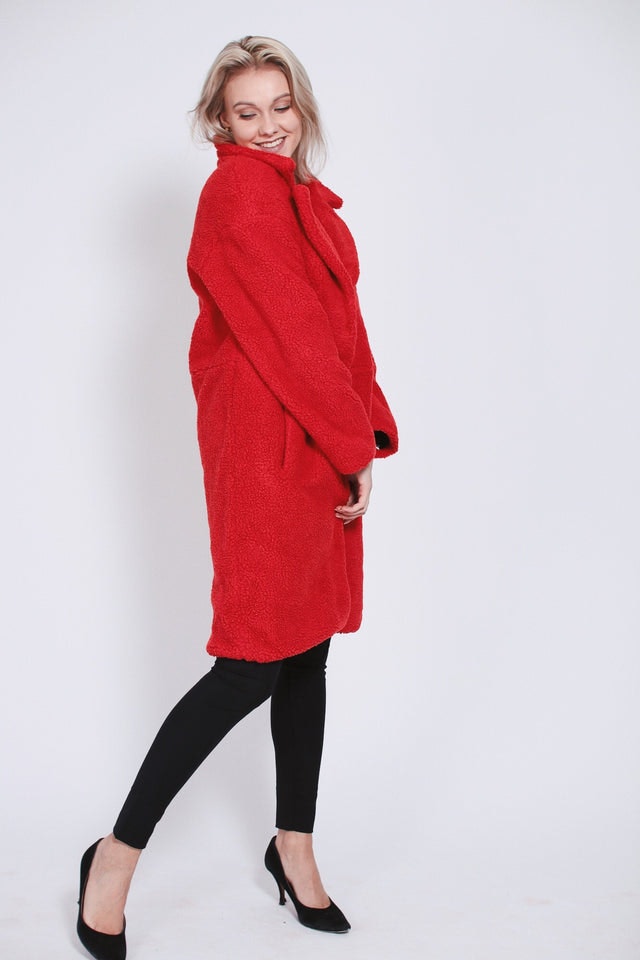 Marble Jacket - Bright Red - SVEA - Jakker - VILLOID.no