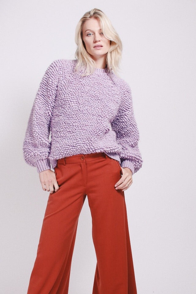 Loop Knit - Lavender Fog - MAUD - Gensere - VILLOID.no