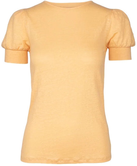 Madeleine Linen Tee - Orange