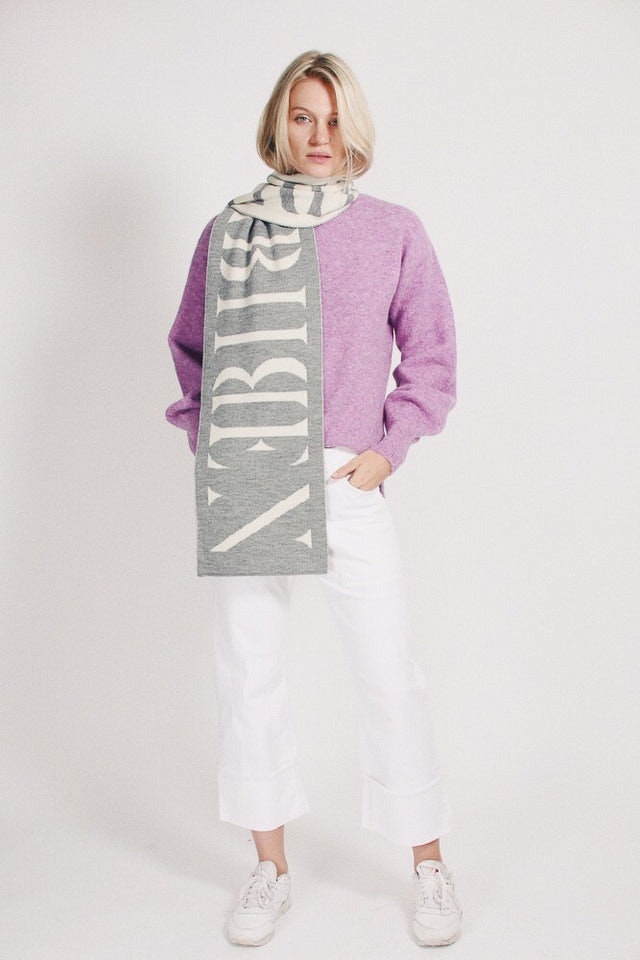 Mars scarf - L.Grey Melange - IBEN - Tilbehør - VILLOID.no