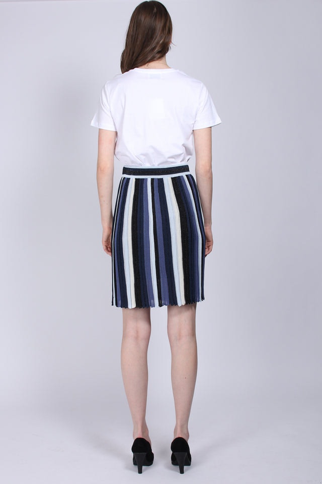 Pleated Skirt - Xenon Blue - MAUD - Skjørt - VILLOID.no