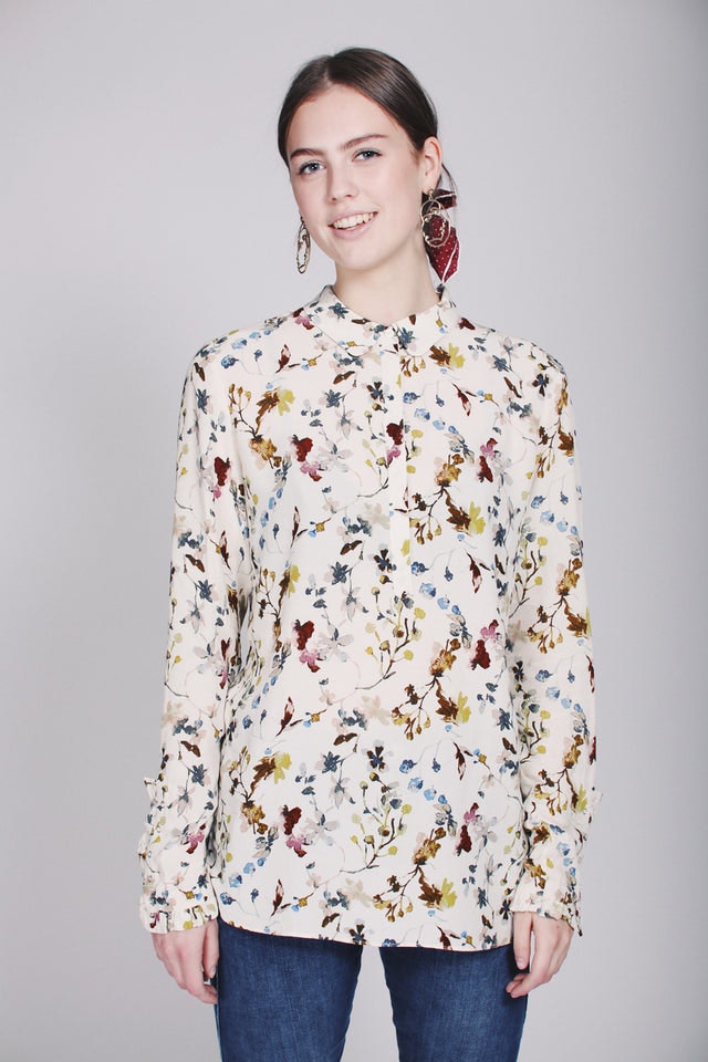 Scarlet Shirt - Off White - Second Female - Bluser & Skjorter - VILLOID.no