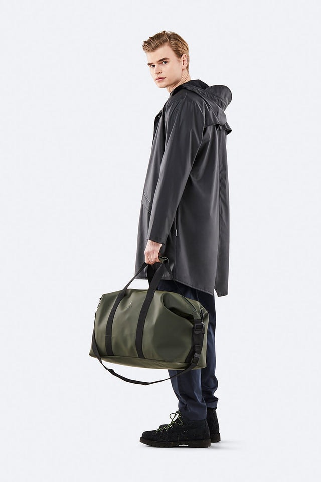 Weekend Duffel Bag - Green - Rains - Tilbehør - VILLOID.no