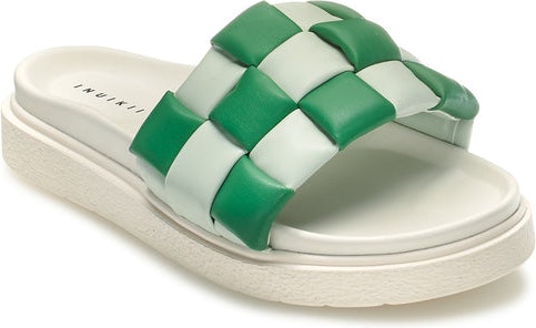Braided Leather - Green