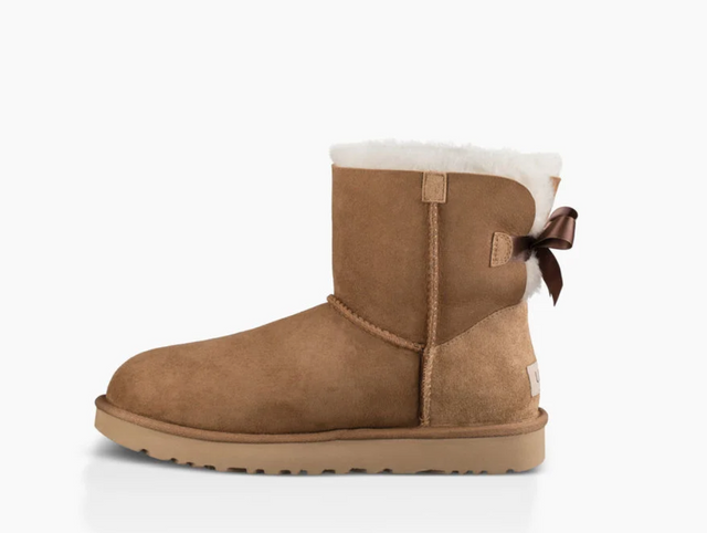 W Mini Bailey Bow II - Chestnut - Ugg - Sko - VILLOID.no