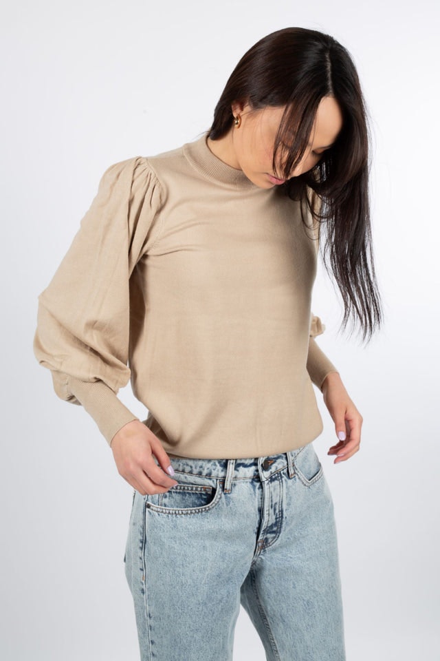 Talma Rachelle LS Pullover - White Pepper
