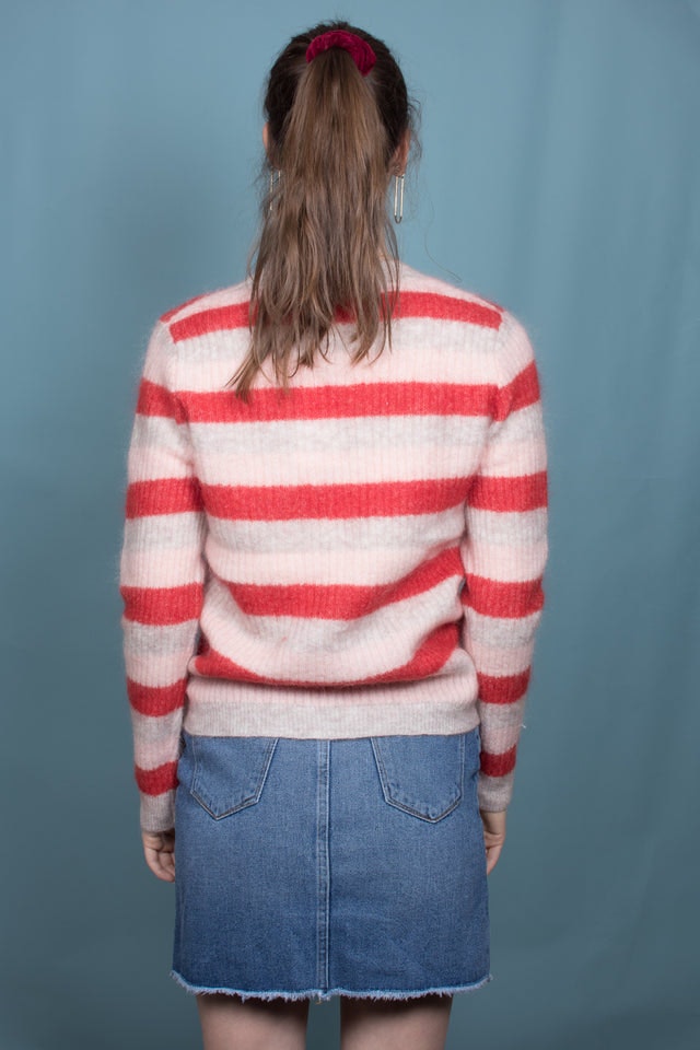 Stella Knit O-Neck - Valiant Poppy - Second Female - Gensere - VILLOID.no