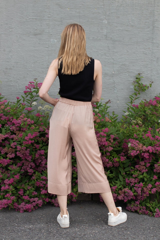 Minga Cropped Trousers - Ginger Root - Second Female - Bukser & Shorts - VILLOID.no