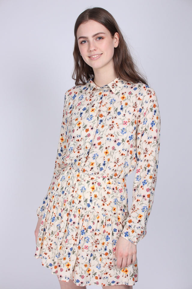 Cindi Shirt - Brazilian Sand - Second Female - Bluser & Skjorter - VILLOID.no