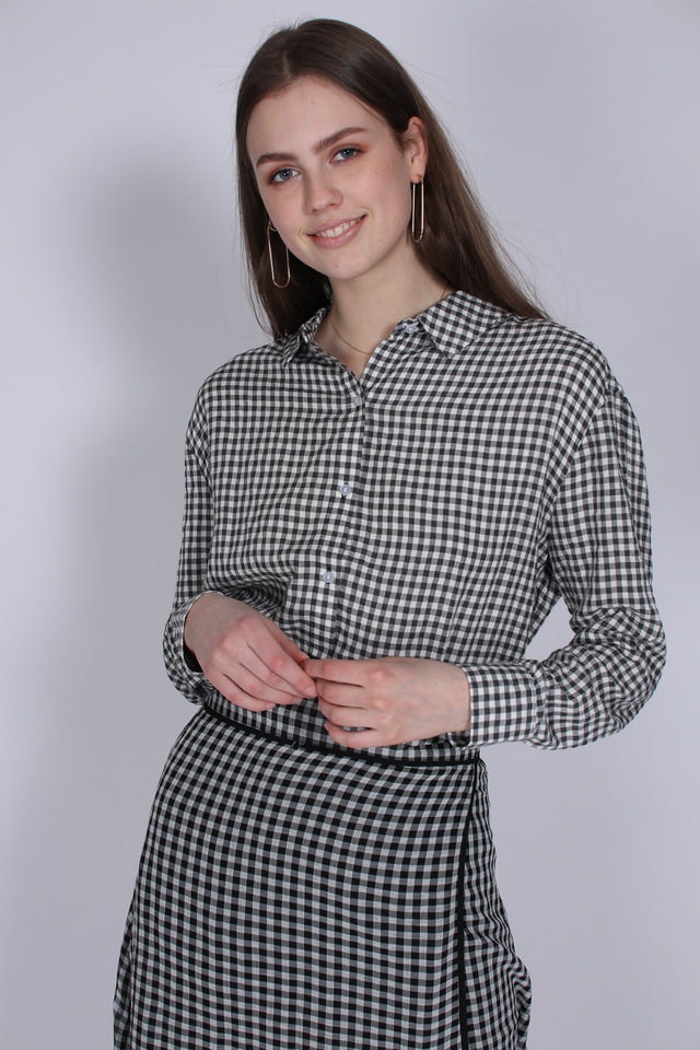 Alex checkshirt - Black - Line of Oslo - Bluser & Skjorter - VILLOID.no