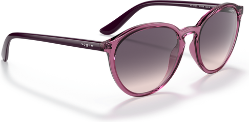 0VO5374S - Transparent Violet/Grey Gradient