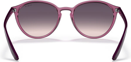 0VO5374S - Transparent Violet/Grey Gradient