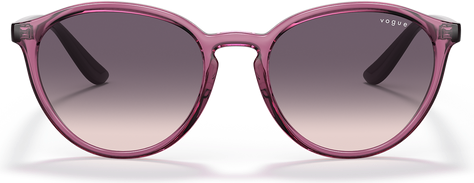 0VO5374S - Transparent Violet/Grey Gradient
