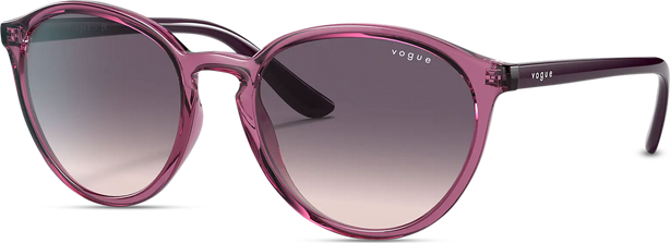 0VO5374S - Transparent Violet/Grey Gradient