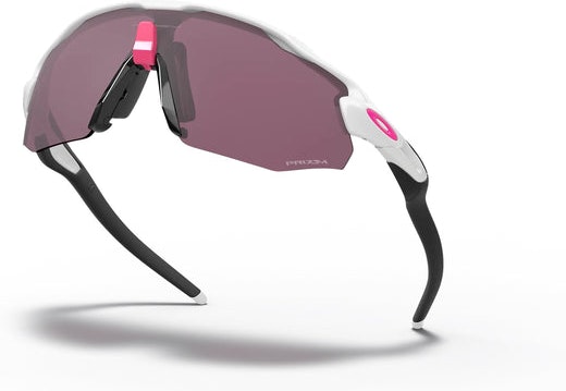 Radar EV Advancer - Polished White Prizm Road Black