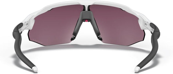 Radar EV Advancer - Polished White Prizm Road Black