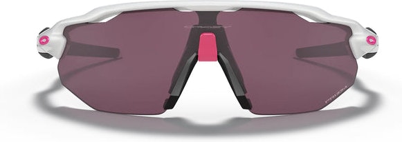 Radar EV Advancer - Polished White Prizm Road Black