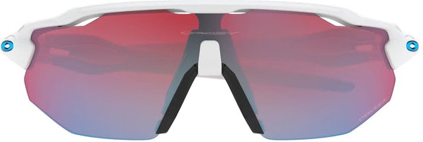 Radar EV Advancer - Polished White Prizm Snow Sapphire Iridium