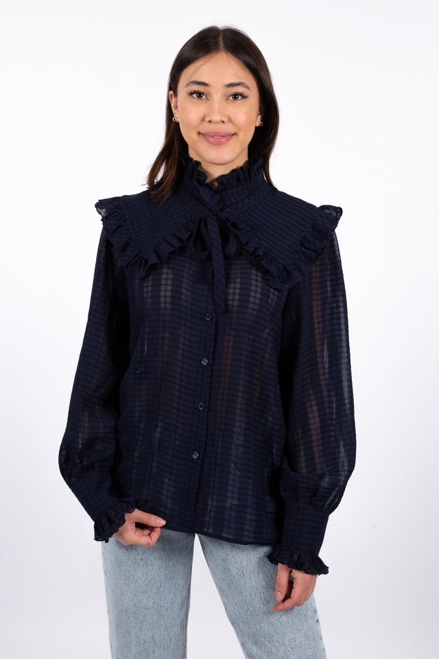 Summer Prairy Shirt - Ombre Blue