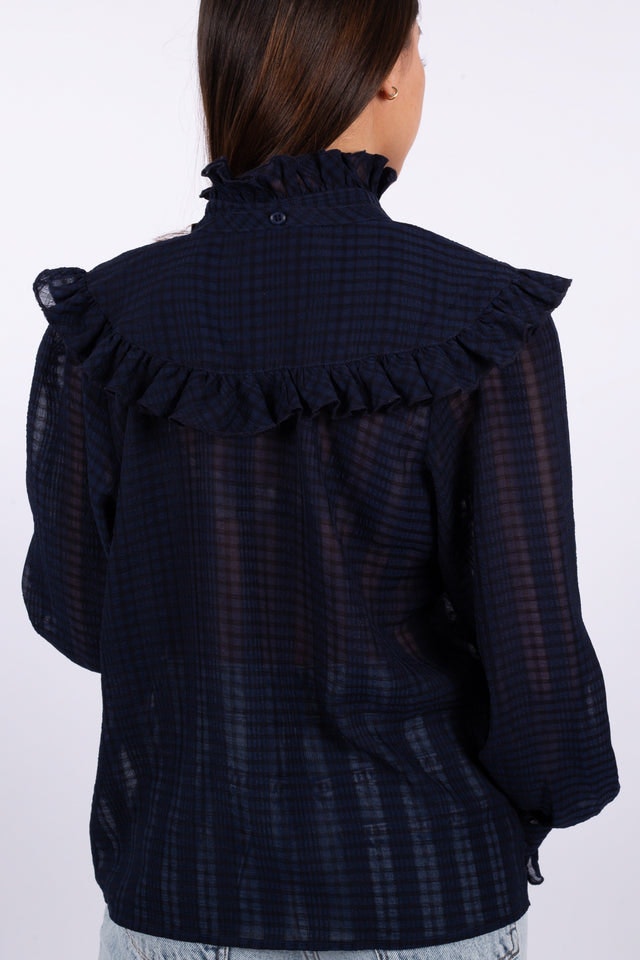 Summer Prairy Shirt - Ombre Blue