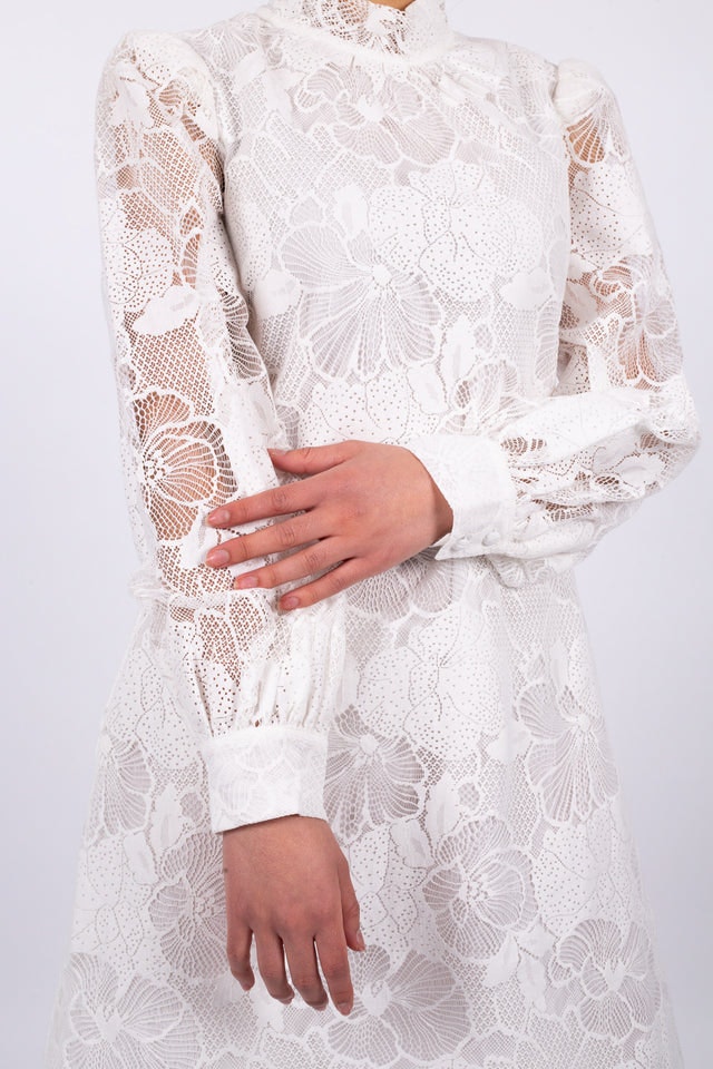 Lace Dress - White