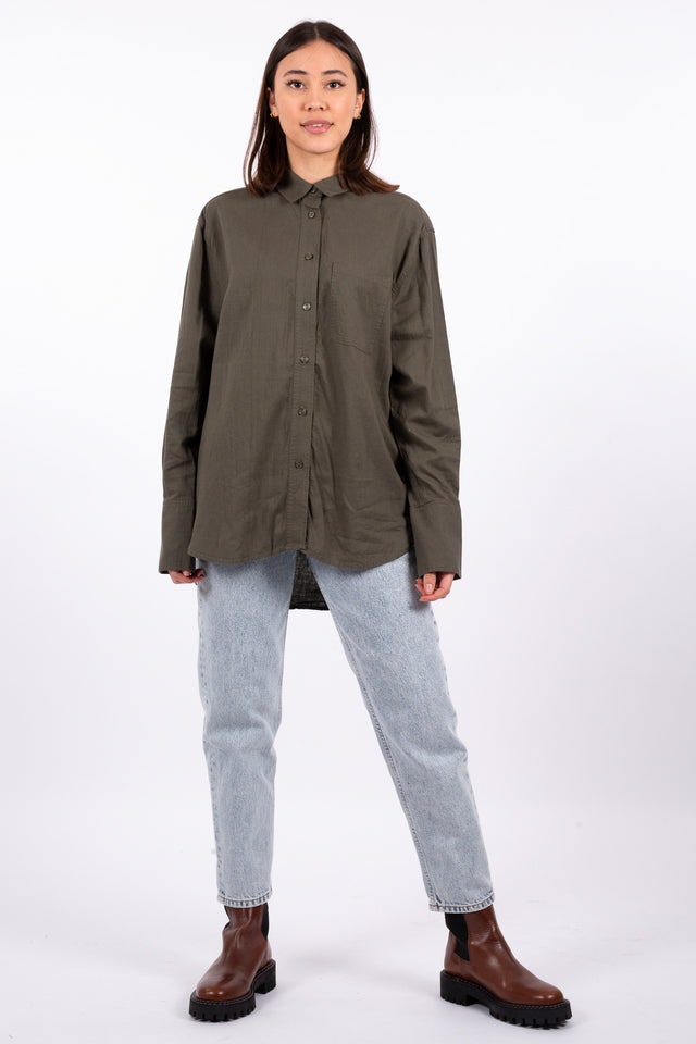 LovaIW Shirt - Beetle Green