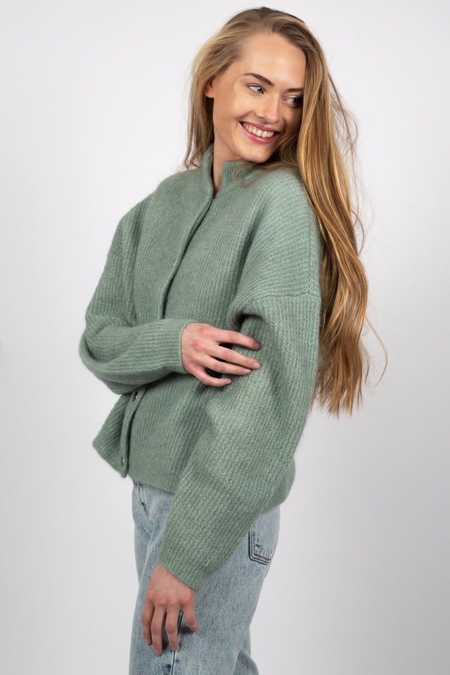 DebbieGZ Short Cardigan - Slate Grey