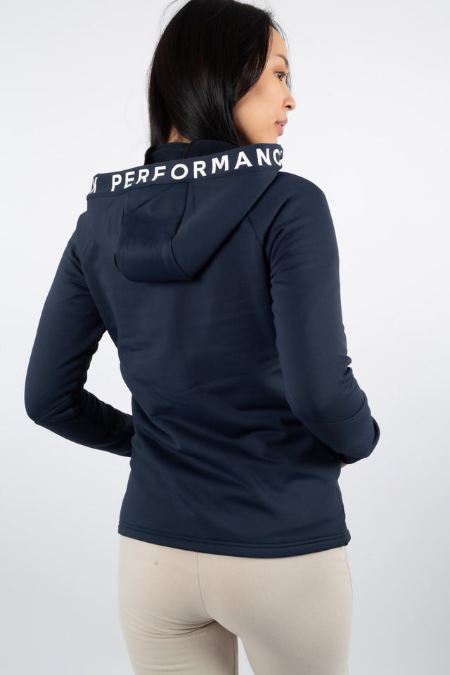 W Rider Zip Hood - Blue Shadow