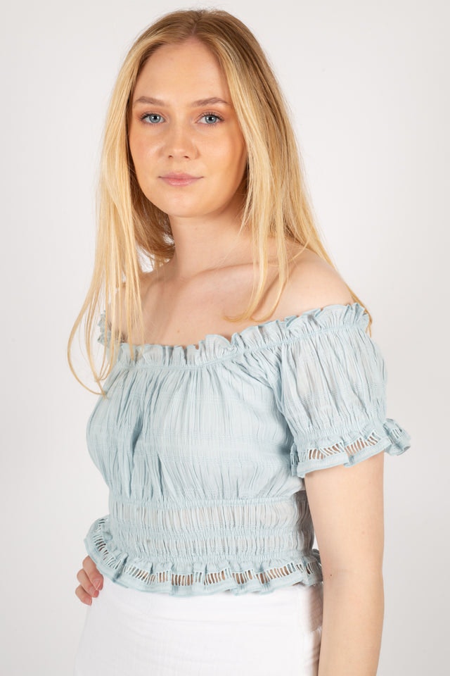 Ellisif Top - Light Blue