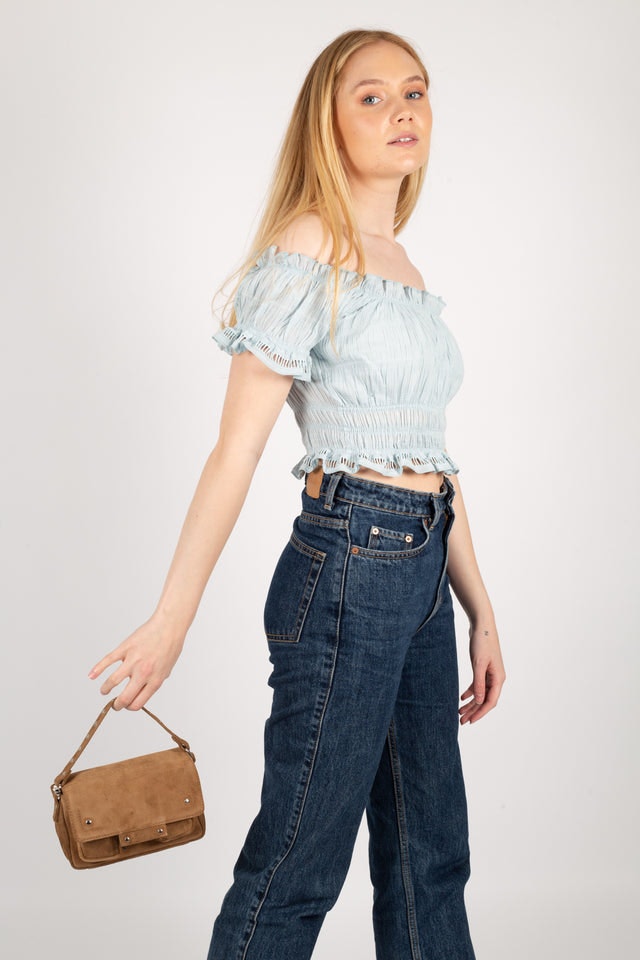 Ellisif Top - Light Blue