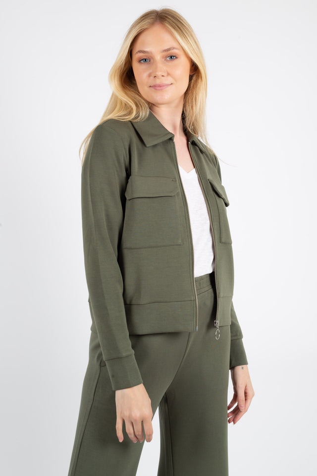 BecaIW Cardigan - Beetle Green